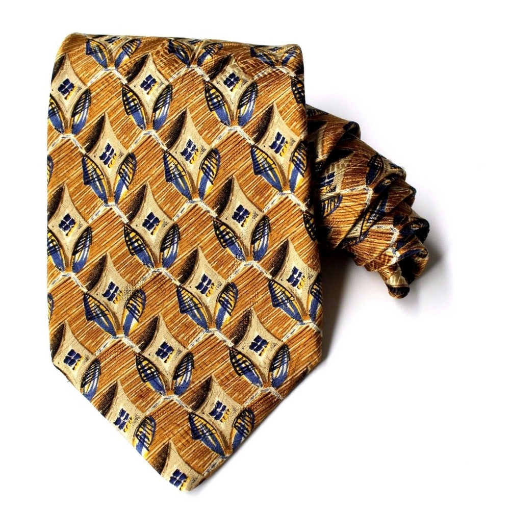 Robert Talbott Best of Class Neck Tie Yellow Blue